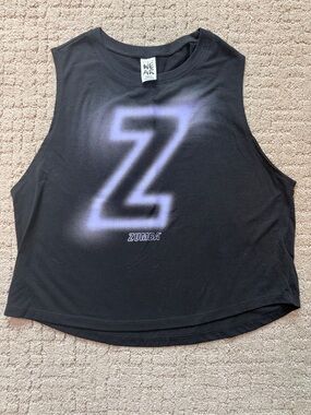 Zumba Fitness Black Tank with Lavender 'Z' Logo